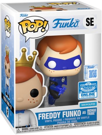 Figurine Funko Pop Freddy Funko Freddy Funko en Indigo Tribe - Translucide