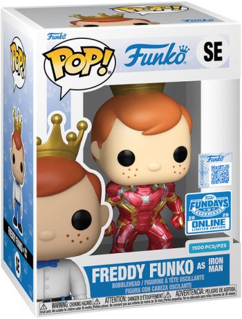 Figurine Funko Pop Freddy Funko Freddy Funko en Iron Man