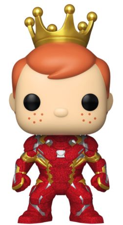 Figurine Funko Pop Freddy Funko Freddy Funko en Iron Man - Diamant