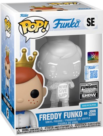 Figurine Funko Pop Freddy Funko Freddy Funko en John Cena (Never Give Up) - Translucide