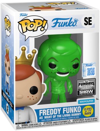 Figurine Funko Pop Freddy Funko Freddy Funko en La Nuit des pantins Vert - Translucide