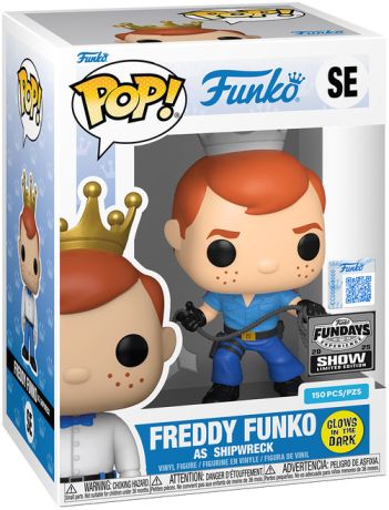 Figurine Funko Pop Freddy Funko Freddy Funko en Shipwreck - Glow in the Dark