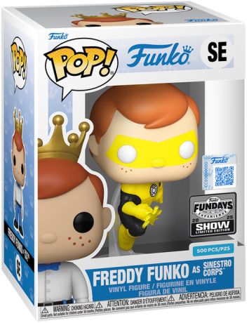 Figurine Funko Pop Freddy Funko Freddy Funko en Corps de Sinestro