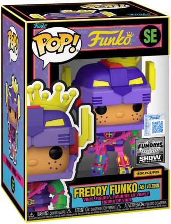 Figurine Funko Pop Freddy Funko Freddy Funko en Voltron - Black Light