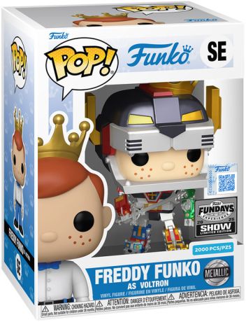 Figurine Funko Pop Freddy Funko Freddy Funko en Voltron - Métallique