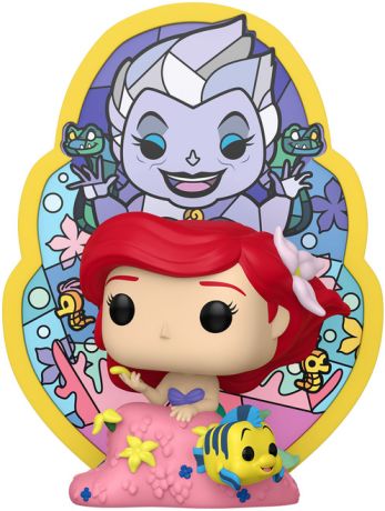 Figurine Funko Pop Disney Ultimate Princess #1702 Ariel (Vitrail)