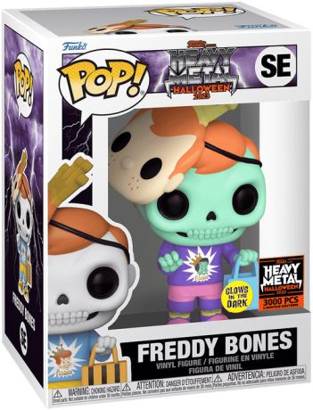 Figurine Funko Pop Freddy Funko Freddy Bones - Glow in the Dark