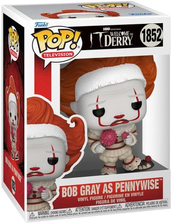 Figurine Funko Pop Ça : Bienvenue à Derry #1852 Bob Gray en Pennywise