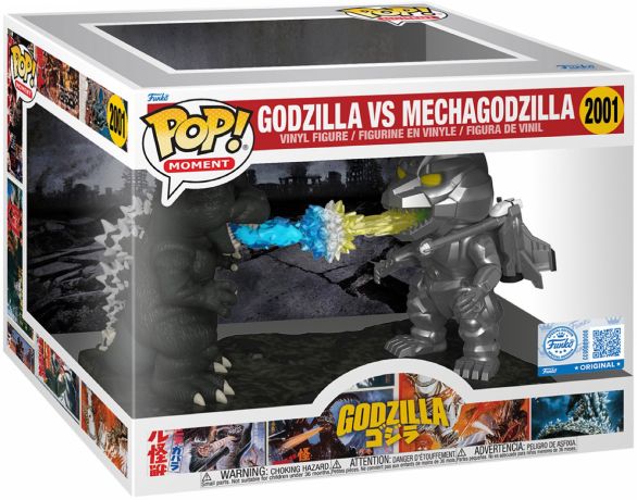 Figurine Funko Pop Godzilla  #2001 Godzilla vs Mechagodzilla - Moment