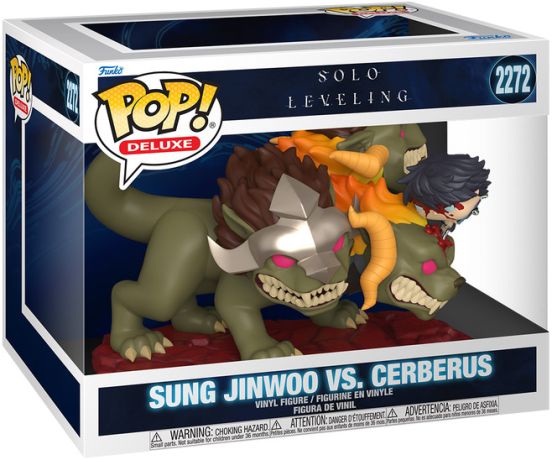Figurine Funko Pop Solo Leveling #2272 Jinwoo vs Cerberus 