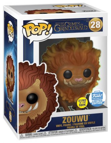 Figurine Funko Pop Les Crimes de Grindelwald #28 Zouwu - Brillant dans le noir