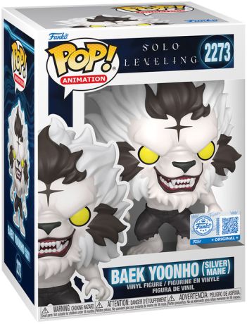 Figurine Funko Pop Solo Leveling #2273 Baek Yoonho (Silver Mane)