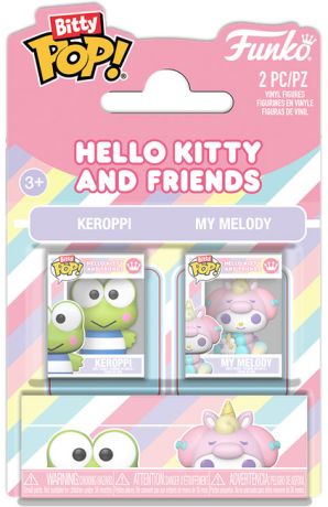 Figurine Funko Pop Sanrio Keroppi & My Melody - Pack Bitty Pop