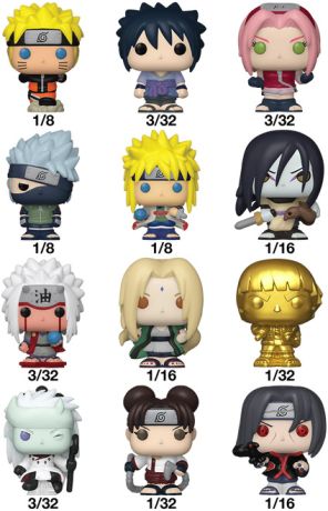 Figurine Funko Pop Naruto Boîte Mystère Bitty Pop