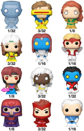 Figurine Funko Pop X-Men [Marvel] Boîte Mystère Bitty Pop
