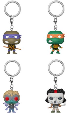 Figurine Funko Pop Tortues Ninja Boîte Mystère Tortues Ninja Porte-clés