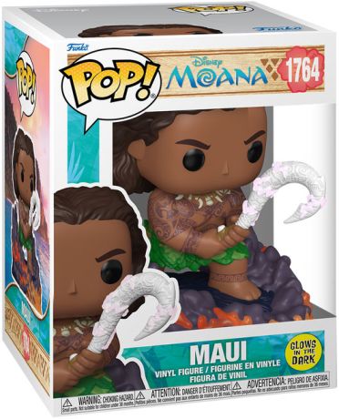 Figurine Funko Pop Vaiana [Disney] #1764 Maui - Glow in the Dark