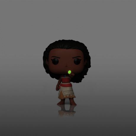 Figurine Funko Pop Vaiana [Disney] #1765 Vaiana avec le Cœur de Tefiti - Glow in the Dark