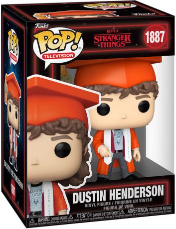 Figurine Funko Pop Stranger Things #1887 Dustin Henderson (Remise des diplômes)