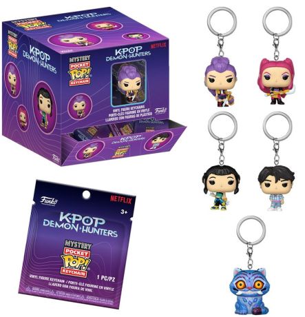 Figurine Funko Pop KPop Demon Hunters Boîte Mystère Kpop Demon Hunters Porte-clés