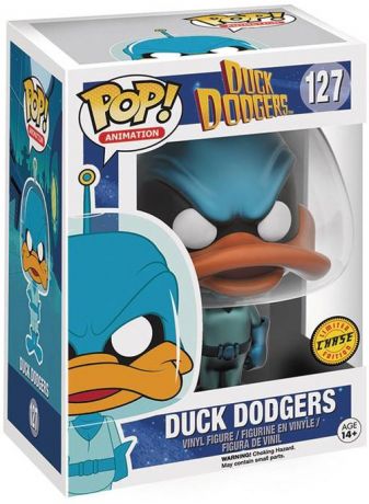 Figurine Funko Pop Looney Tunes #127 Duck Dodgers - Métallique
