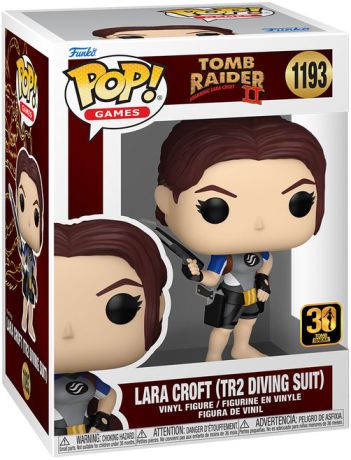 Figurine Funko Pop Tomb Raider #1193 Lara Croft (TR2 Combinaison de plongée)