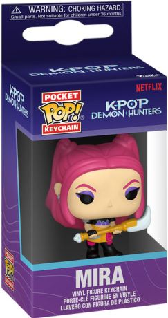 Figurine Funko Pop KPop Demon Hunters Mira - Porte-clés 