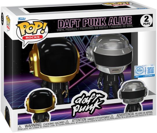Figurine Funko Pop Daft Punk Daft Punk Alive - Pack