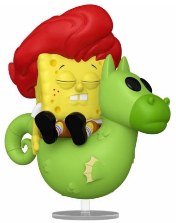 Figurine Funko Pop Bob l'Eponge #145 Bob l'éponge avec Mystère l'hippocampe