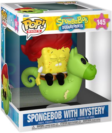 Figurine Funko Pop Bob l'Eponge #145 Bob l'éponge avec Mystère l'hippocampe