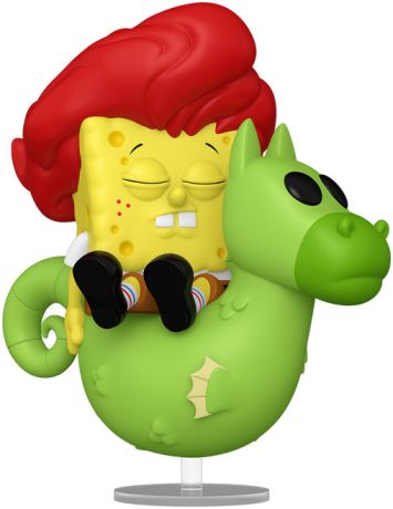Figurine Funko Pop Bob l'Eponge #145 Bob l'éponge avec Mystère l'hippocampe