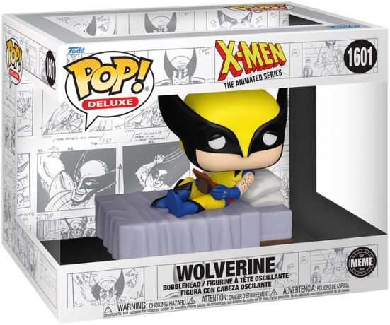 Figurine Funko Pop X-Men [Marvel] #1601 Wolverine dans le lit (Meme)