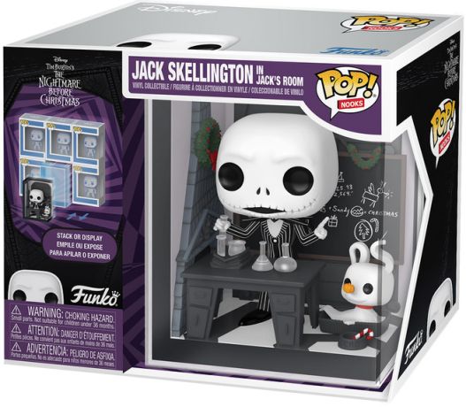 Figurine Funko Pop L'étrange Noël de M. Jack [Disney] Jack Skellington - Book Nook