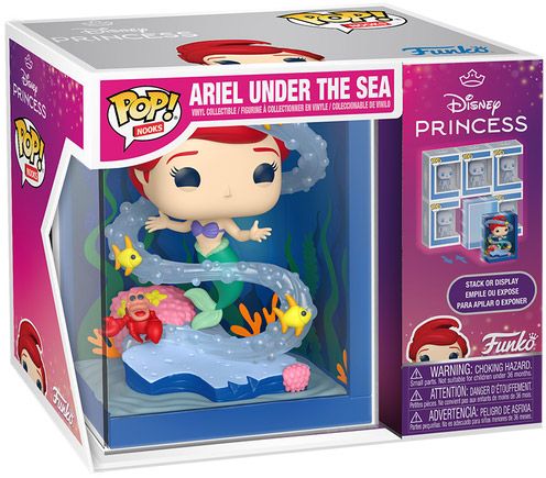 Figurine Funko Pop Disney Ultimate Princess Ariel sous l'océan - Book Nook