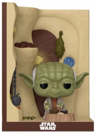 Figurine Funko Pop Star Wars 5 : L'Empire Contre-Attaque Yoda dans sa Hutte - Book Nook
