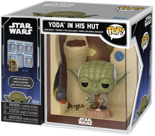 Figurine Funko Pop Star Wars 5 : L'Empire Contre-Attaque Yoda dans sa Hutte - Book Nook