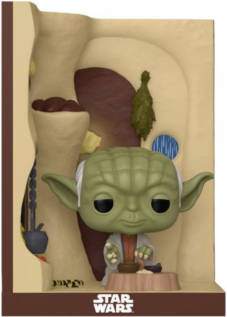 Figurine Funko Pop Star Wars 5 : L'Empire Contre-Attaque Yoda dans sa Hutte - Book Nook