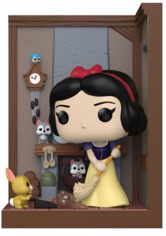 Figurine Funko Pop Disney Ultimate Princess Snow White dans la Chaumière - Book Nook