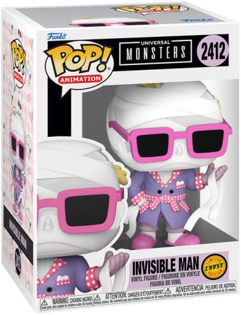 Figurine Funko Pop Universal Monsters #2412 L'Homme invisible [Chase]