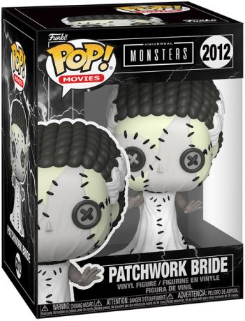 Figurine Funko Pop Universal Monsters #2012 La Fiancée de Frankenstein (Patchwork)