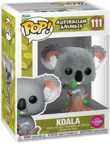 Figurine Funko Pop Les Animaux d'Australie #111 Koala - Flocked