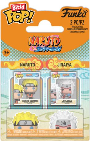 Figurine Funko Pop Naruto Naruto & Jiraiya - Bitty Pop Pack