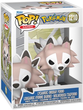 Figurine Funko Pop Pokémon #1210 Lougaroc Forme Diurne