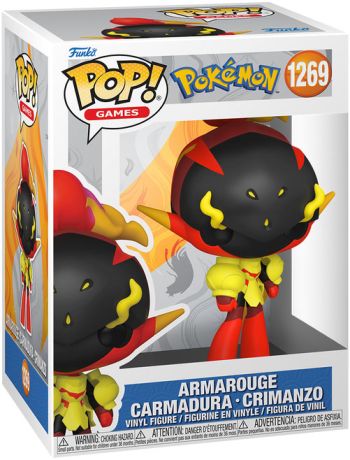 Figurine Funko Pop Pokémon #1269 Armarouge - Carmadura - Crimanzo