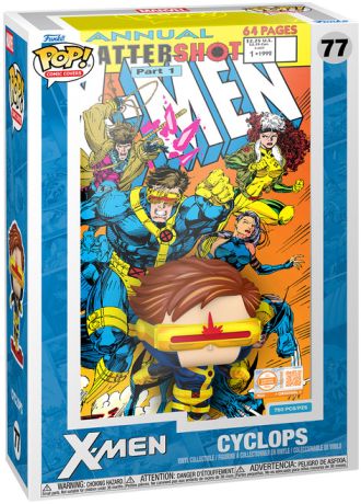 Figurine Funko Pop X-Men [Marvel] #77 Cyclope - Comic Cover