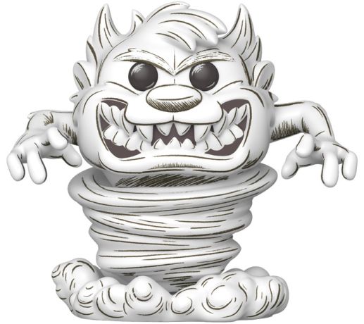 Figurine Funko Pop Looney Tunes #2014 Diable de Tasmanie - Esquisse