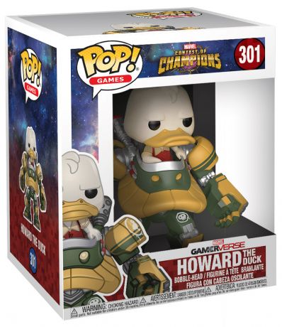 Figurine Funko Pop Tournois des Champions [Marvel] #301 Howard le canard en costume machine -15 cm