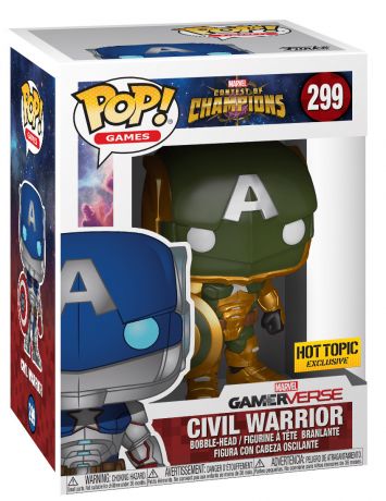 Figurine Funko Pop Tournois des Champions [Marvel] #299 Civil Warrior - Vert 