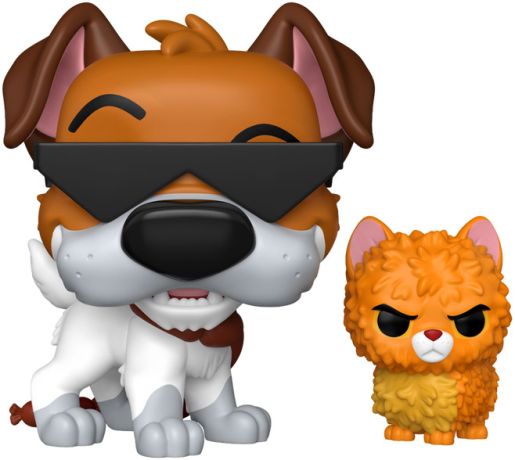 Figurine Funko Pop Oliver et Compagnie [Disney] #1705 Roublard avec Oliver [Chase]