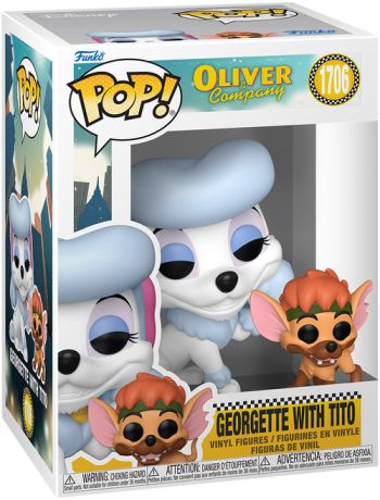 Figurine Funko Pop Oliver et Compagnie [Disney] #1706 Georgette avec Tito